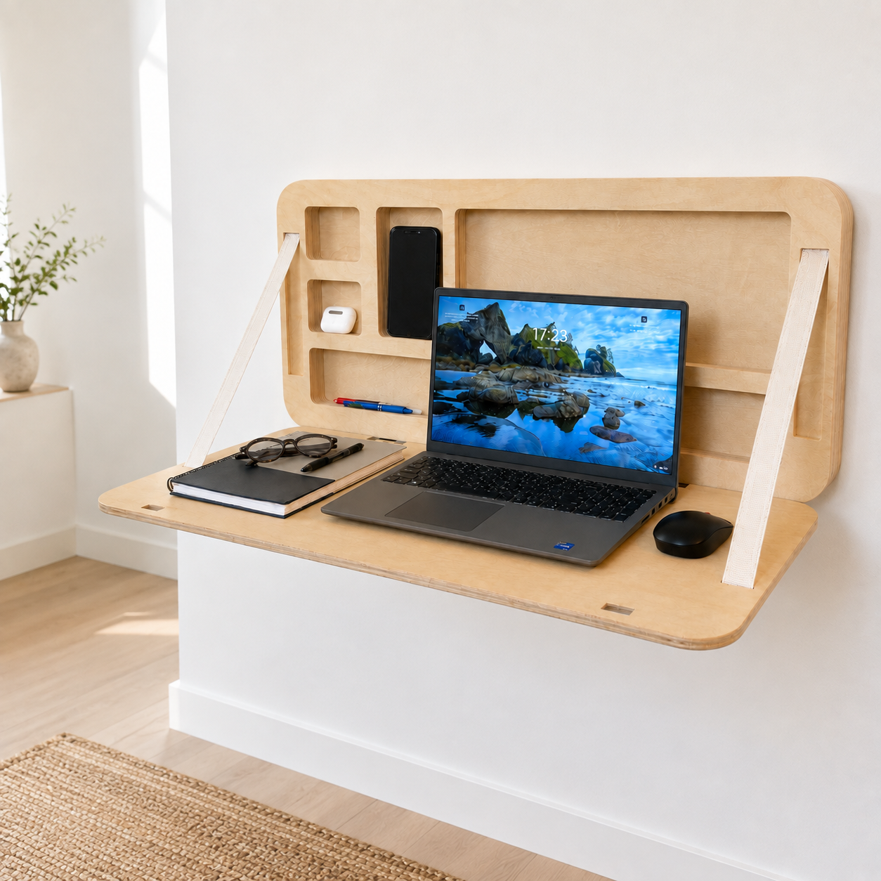 Wall-Mounted Desk