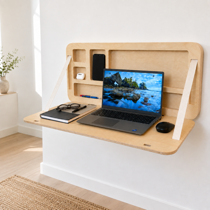 Wall-Mounted Desk