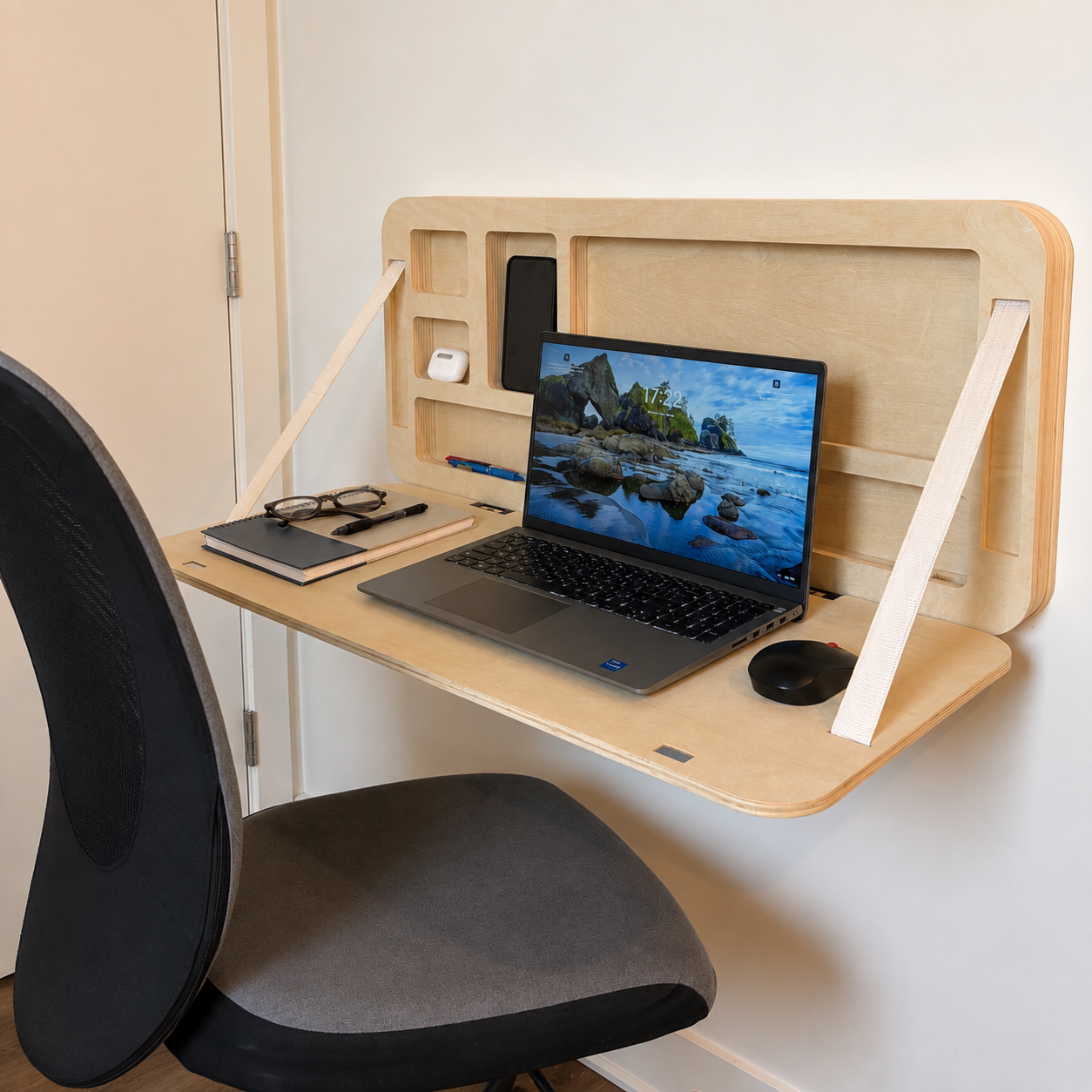 Wall-Mounted Desk