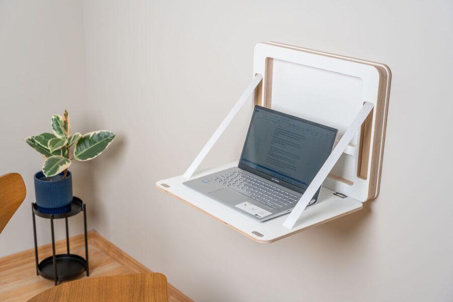 Bureau mural pliable