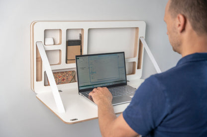 Bureau mural pliable
