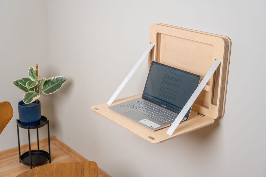 Bureau mural pliable