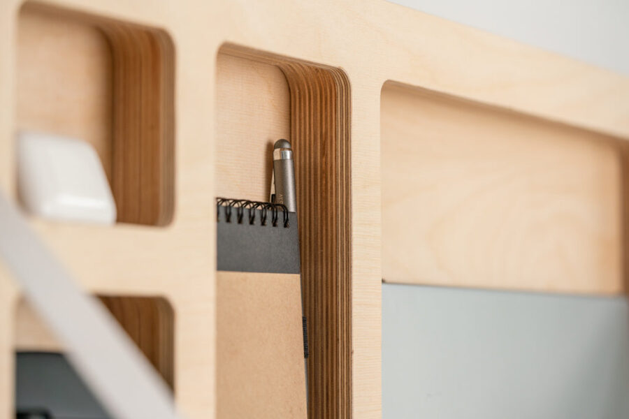 Bureau mural pliable