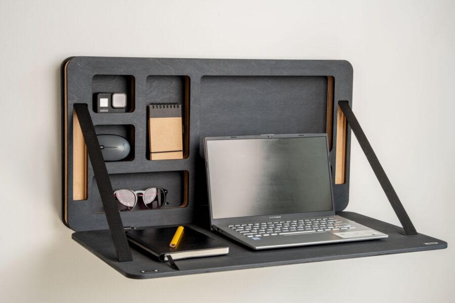 Bureau mural pliable